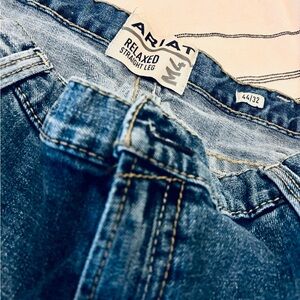 Ariat M4 Relaxed Straight Leg Blue Jeans